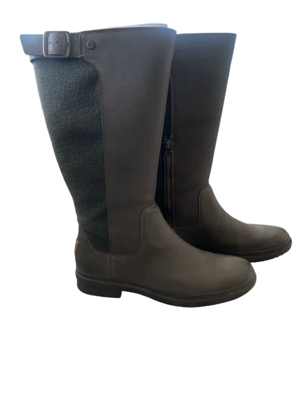 UGG Waterproof Janina Boots - S/N 1017387 -‎ Dark Green/ Gray - Size 8